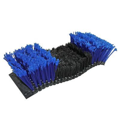 Bison Pelt Tire Brush Blue/Black with Rivet