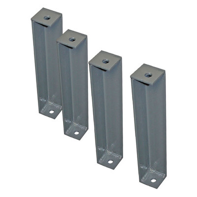 Hydraulic Power Pack, 15in Stacking Legs with Hardware, Aluminum, Set of 4