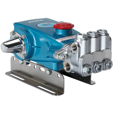 Plunger Pump, 5 Frame, 5.1HP, 5GPM, 1725RPM, Stainless Steel Sleeves, Cat Pumps 350S