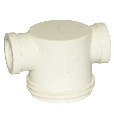 Replacement In-Line Strainer Top Cover, Inlet/Outlet Port 1-1/2in FPT, White Nylon, RVF2424TN