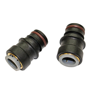 Fitting, 3/8in Viton Push-in-Tube, Pack of 2, Flojet 20381-060