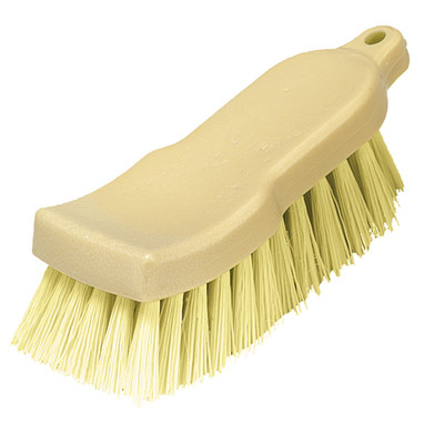 Carpet and Upholstery Brush, 6in L, 1in Bristle L, Block Style, White Polypropylene Filament, Durable Plastic Block, S.M. Arnold 85-625