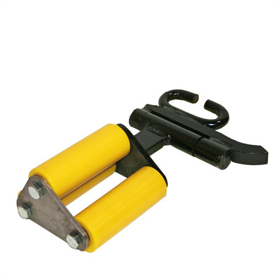 Roller Assembly, 3-Wheel Poly 2in x 5-3/4in Roller with Log Links for Hanna Surface CSLC3