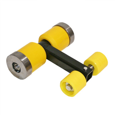 Roller Assembly, 4-Wheel, #2 Idler Wheels RCV Steel Wheel Tube for Hanna