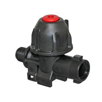 Diaphragm Check Valve Body Nozzle, 1/4in MPT x Quick Attachment, 2.6GPM @5PSI, Hypro 4240N-B020