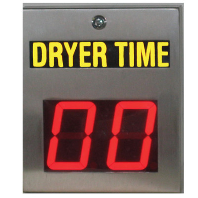 Dixmor Dryer Time Display, 9-1/2in x 11in x 2in, 120VAC, Stainless Steel Enclosure, DX200D