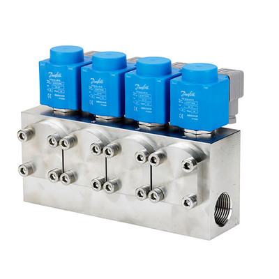 Solenoid Valve, 3/4in FPT, Normally Closed, 3 Port, Stainless Steel, Danfoss 180L1010