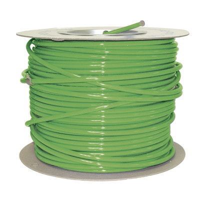 Tubing, 1/4in O.D. x 1/8in I.D. 120PSI, 500ft L, Polyethylene, Green