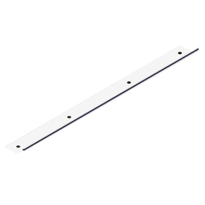 Tire Seal Hinge, 25in L with Holes, Anodized