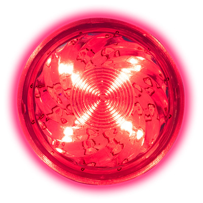 Amusement/Turbo Light, 2-1/4in Round, Red