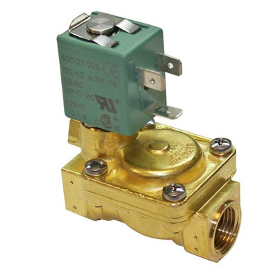 Solenoid Valve, 3/8in FPT, Normally Closed, 120VAC, Brass Body, Asco SC8238T402-120-AC