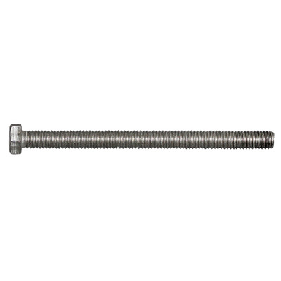 Hex Bolt, 3/8-16 x 5in, Full Thread, Zinc Plated Steel