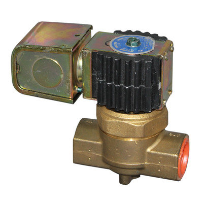 Solenoid Valve, 3/8in FPT, Normally Closed, Junction Box 120V, Brass Body, DEMA A412P.6