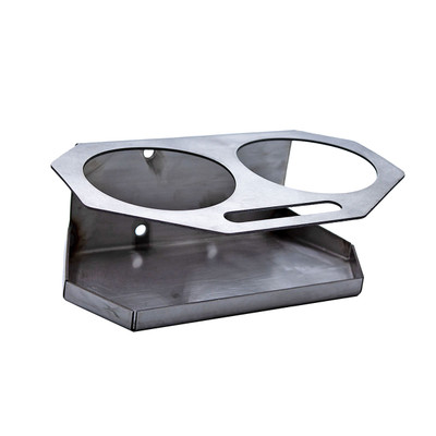 2 Bottle Holder for Stanchion, Stainless Steel