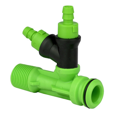 Dual Composite Injector, PC2, 3/8in MPT, 3.25GPM, Light Green, 729098