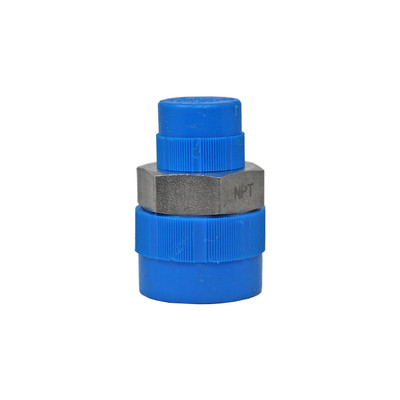 Nipple, Hex, 3/4in x 3/8in NPT Reduced, Stainless Steel, 1343