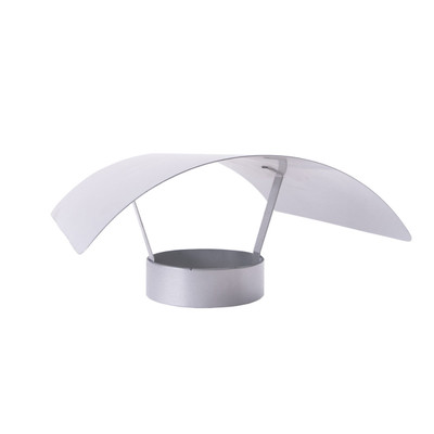 Vacuum Turbine Exhaust Muffler 4in Rain Cap, 283-000002