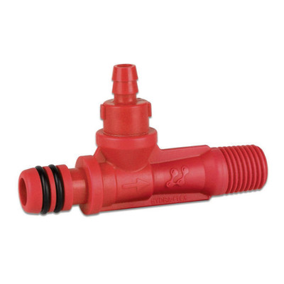 Single Composite Injector, PC1, 1/4" MPT, 1.0GPM, Red, 318057