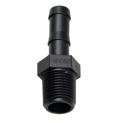Adapter, 1/2in Barb, Poly