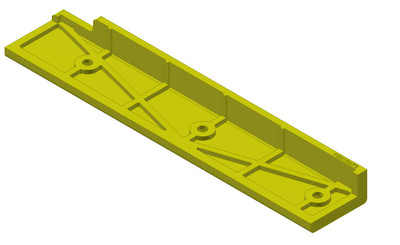 TBG300, UHMW Angle Guide Extension, Driver Side