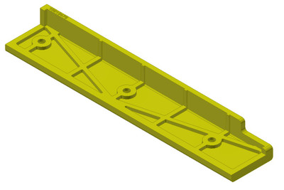 TBG300, UHMW Angle Guide Extension, PassengerSide