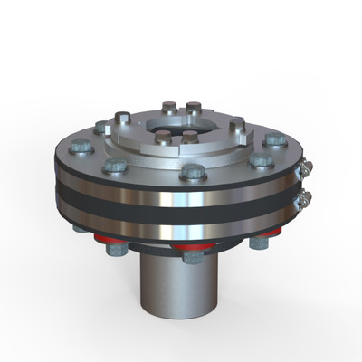 Flex Coupling with 2-1/2in Shaft