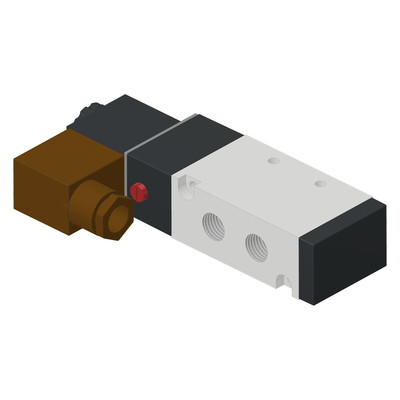 AirTac Valve, 4 Way, 120VAC/DIN, 007141B