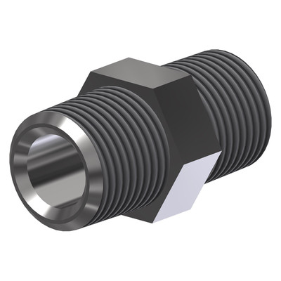 Hex Nipple, 3/8in NPT, 001200