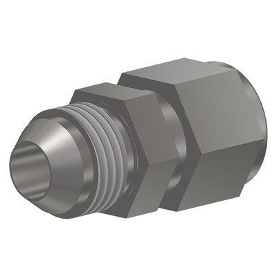 Swagelok Connector, 1/2in JIC x 1/2in Tube, Stainless Steel, 001310