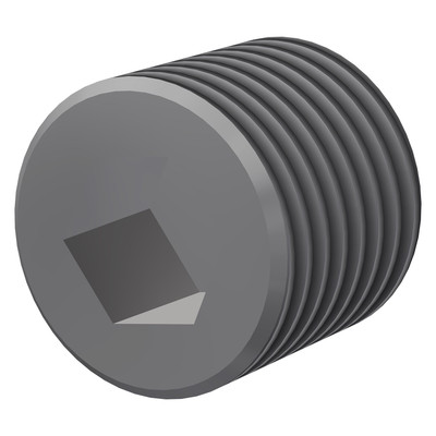 Hex Countersunk Plug, 1/4 Socket, Stainless Steel, 001982