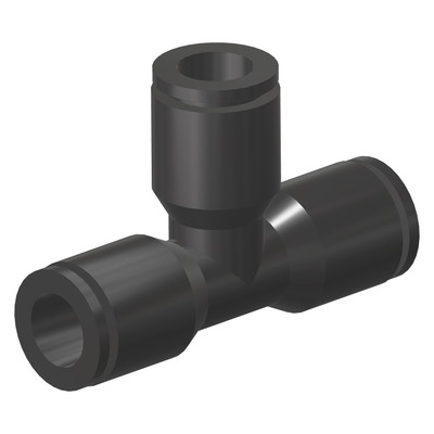Tee, 1/4in NPT, Poly, 001541