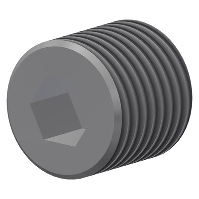HD Socket Plug, 1/4 NPT, PLT, 10015833, 001980
