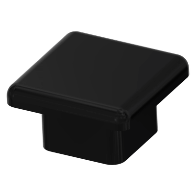 Plug, 1-1/4 SQE, Plastic, Black, 880656