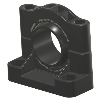 Compact Swivel Photoeye Bracket, 30mm, Black, 901299