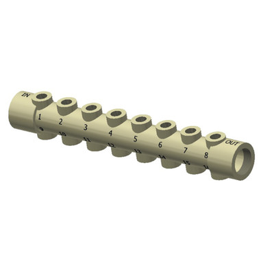 Hydraulic Manifold, 1-1/2NPT X 1/2 NPT, Nylon, 911450