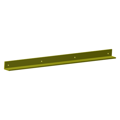 UHMW Driver and PassengerSide Top Angle, Ultimate Exit, Yellow, 510245