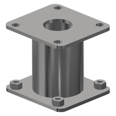 Side Washer Adapter, PE118/128/135/163, Stainless Steel, 560047