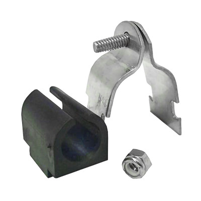 Unistrut Tube Clamp with Insert, 1/2in, 024125