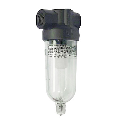 Air Mini Filter with Manual Drain, 1/4in, 061655