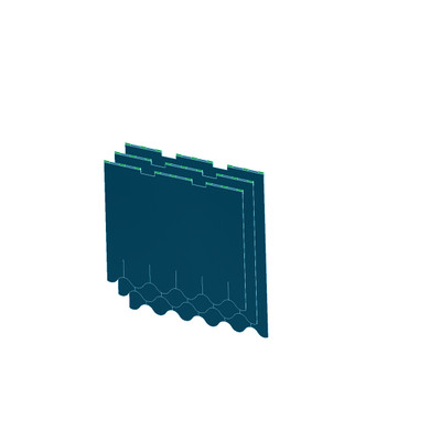 Cloth Set, M10S, Blue Non-Fade, 671000B