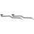 DKZ Series Ceiling Boom 360° Rotation, Inlet/Outlet 3/8in FPT, 5ft 5in L, Stainless Steel Polished, Mosmatic 65.029