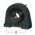 Tapped Base Pillow Block Bearing, 2-Bolt with Cap, 1-1/4in Shaft Dia.