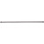 Wand, 1/4in MPT Inlet x 1/4in MPT Outlet, 24in L, 10.5 GPM, 4000PSI, 300°F, Steel Chrome Plated, J.E. Adams 5175D24P