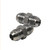 Hex Union Tube, 1/2in Male JIC x 1/2in Male JIC, Steel Zinc Coated