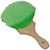 Body Soft Brush, 8-1/2in L, 2in Bristle L, Green Polystyrene Filament, S.M. Arnold 85-608