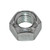 Hex Stover-Lock Nut, 3/8-16in, Zinc-Plated Steel, 37CNLS0Z, Pack of 100