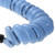 Armorthane Polyurethane Nylon Braided Hose, 1/4in x 25ft L, 300PSI Working Pressure, Clear Blue