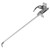 180° Overhead Ceiling Boom, Wall Style (D) Mounting Plate, 3/8in NPT Inlet Hose, Zierden ESB10-D