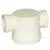 Replacement In-Line Strainer Top Cover, Inlet/Outlet Port 3/4in FPT, White Nylon, RVF1212TN