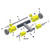 Roller Assembly, 4-Wheel, #3 Idler Wheels No Carrier Links for Slant Rollers